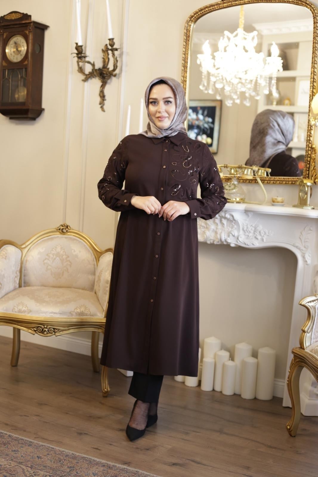 NAKIŞLI TUNİK T1093 KOD