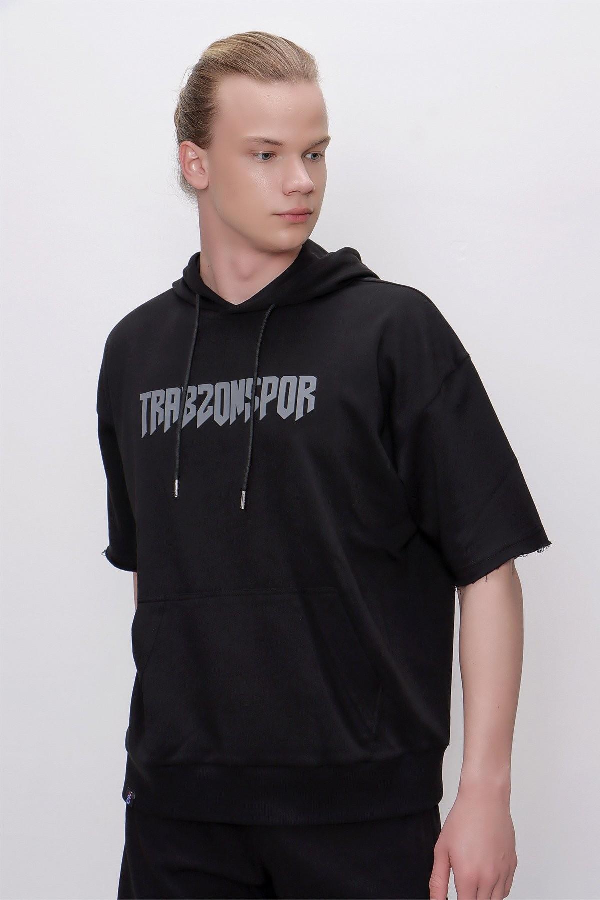 SWEATSHİRT YARIM KOLLU OVERSİZE