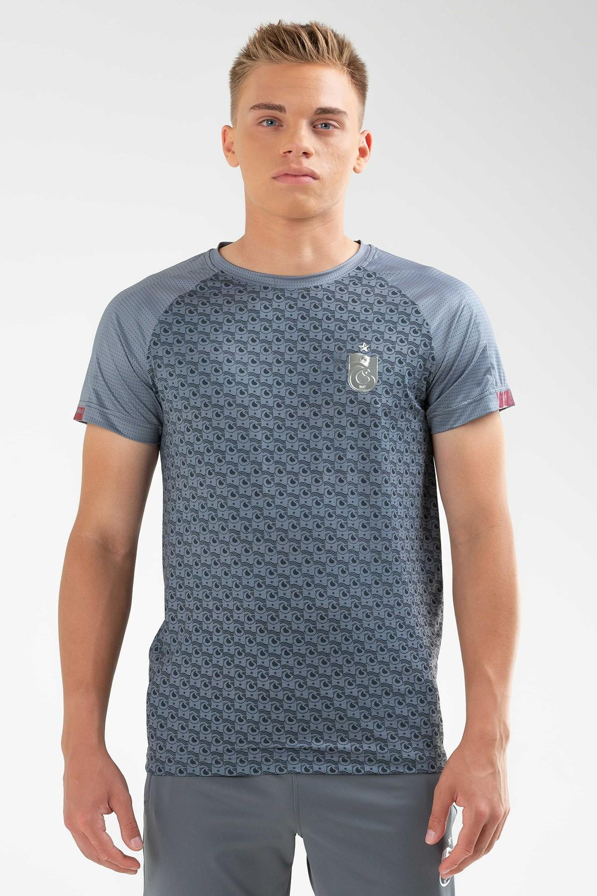 TSHİRT BİSİKLET YAKA GÖVDE SONSUZ LOGO BASKILI