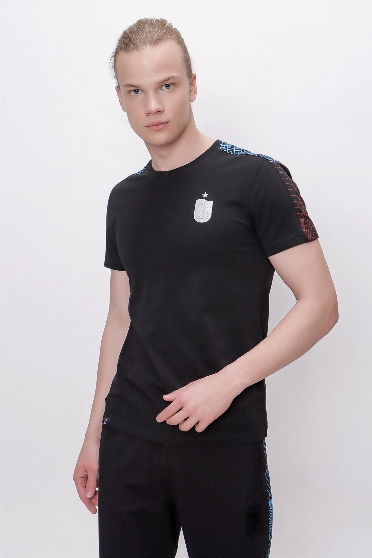 TSHİRT BİSİKLET YAKA OMUZ BİYE DETAYLI