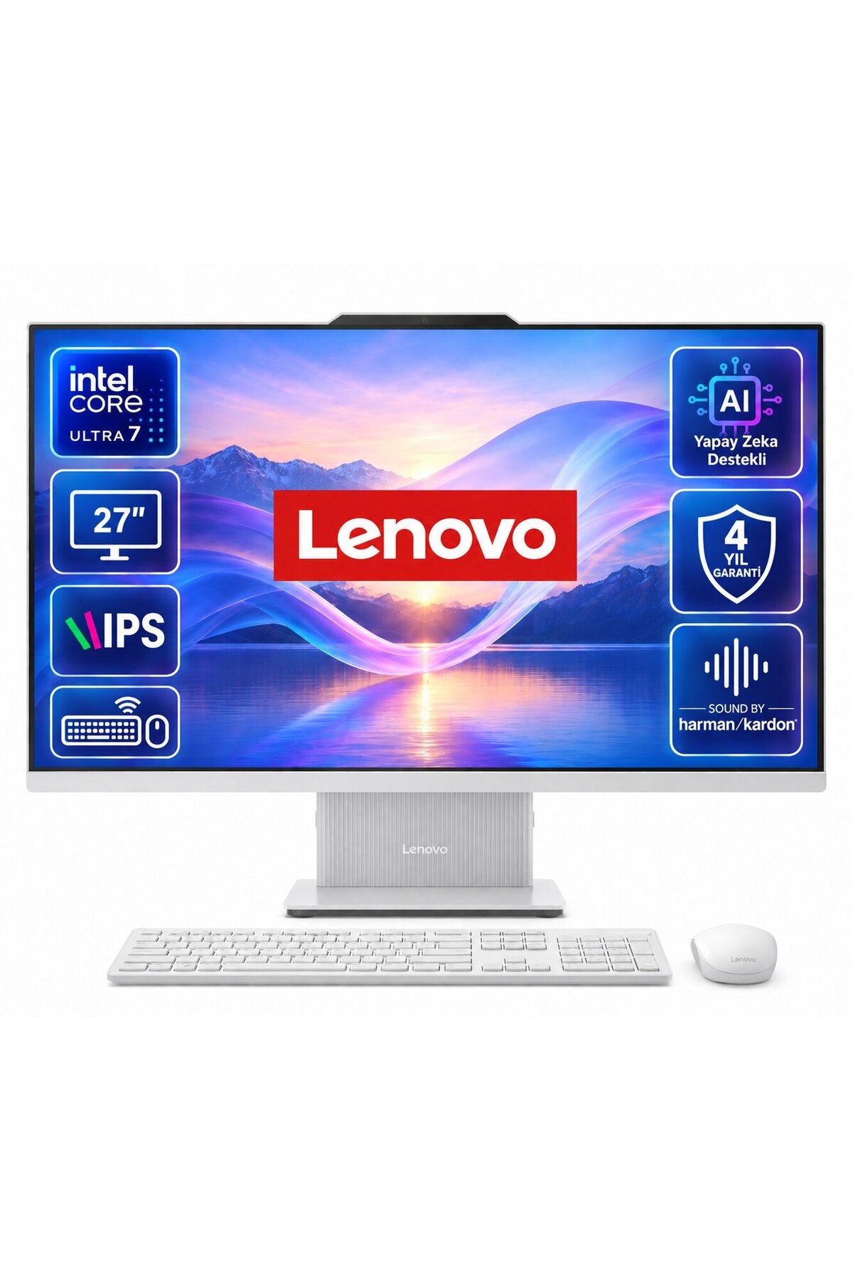27ILL11 Intel Core U7-256V 16GB 1TB SSD 27'' FHD W11P Beyaz Aı-Powered AIO Bilgisayar