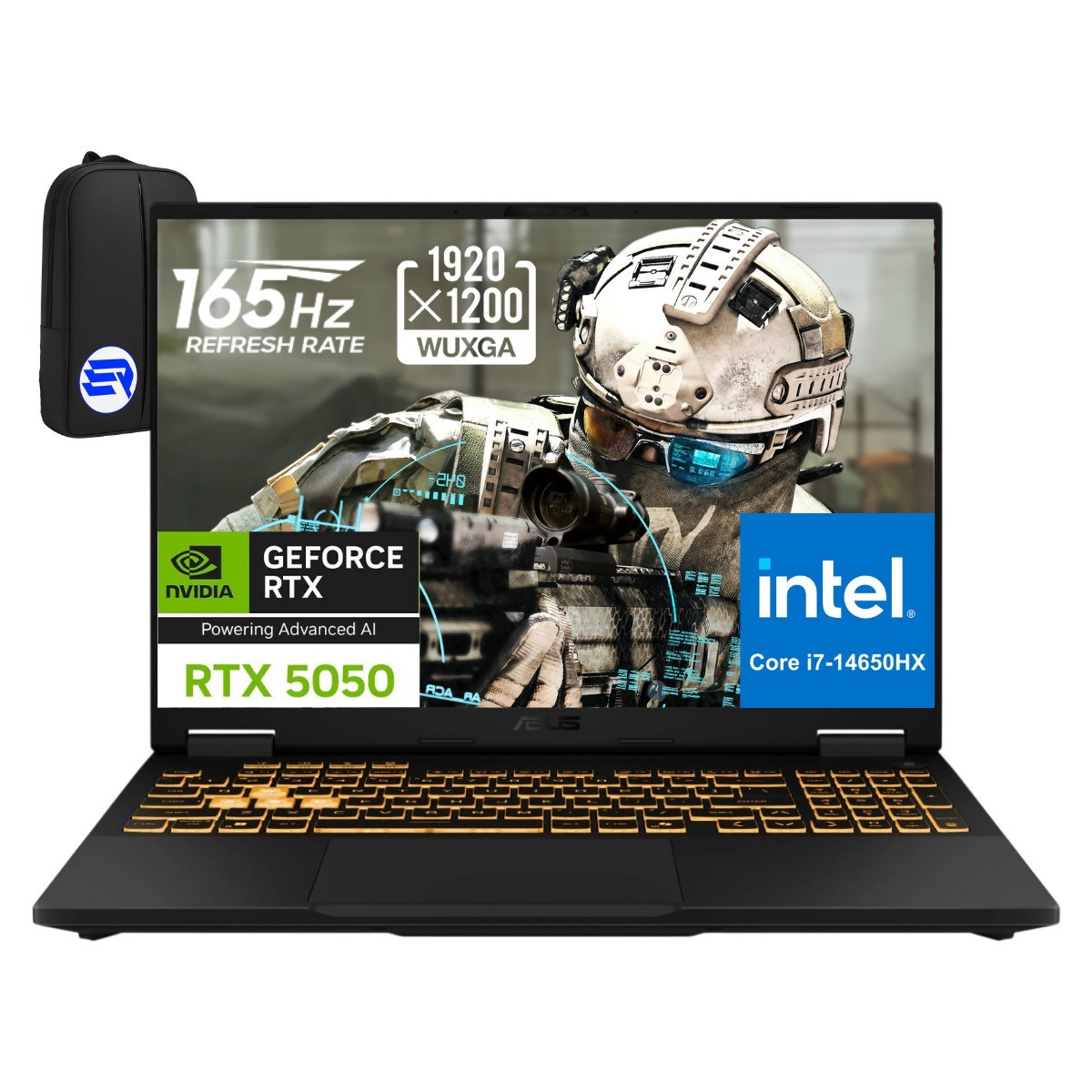 Asus Tuf Gaming F16 I7-14650HX 24GB Ram 2tb SSD RTX5050 115W 16'' Wuxga 165Hz Windows 11 Pro + Elektropasaj Çanta