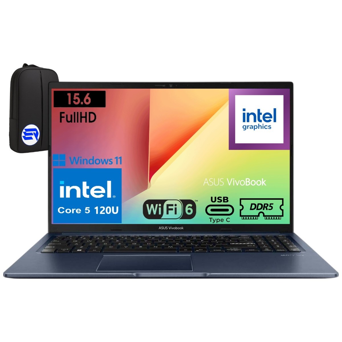 Asus Vivobook 15 Intel Core 5-120U 8gb Ram 512GB SSD 15.6