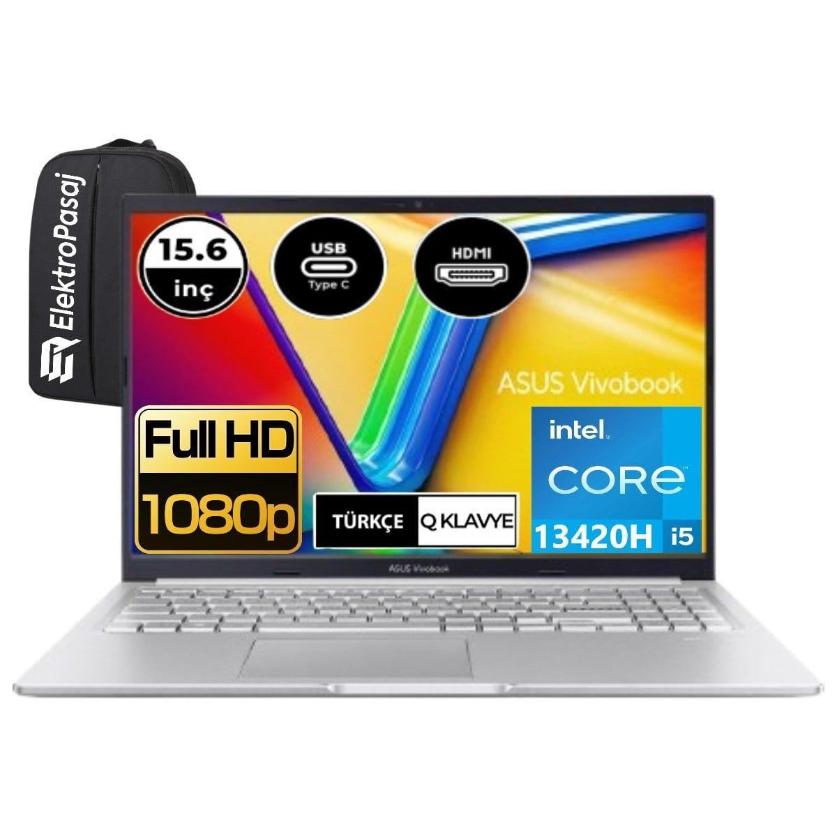 Asus Vivobook 15 X1502VA-NJ734-EP4 Intel Core I5 13420H 32 GB Ram 512 GB SSD 15.6