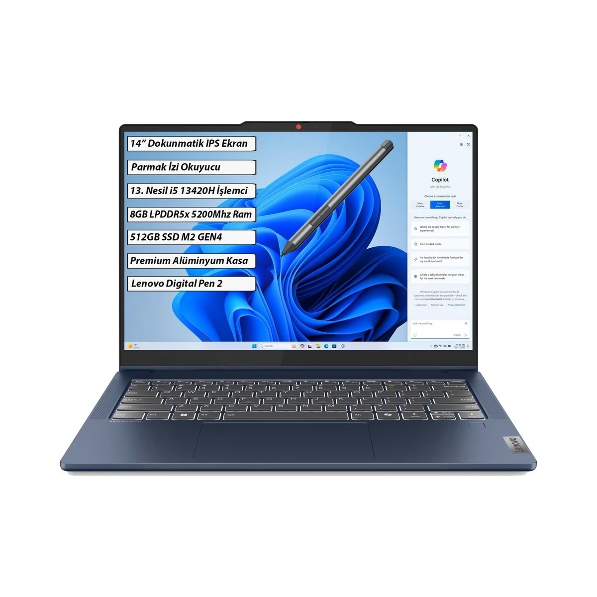 Ideapad 5 2-In-1 14IRH9 Intel Core I5 13420H 8gb 512GB SSD Windows 11 Home 14