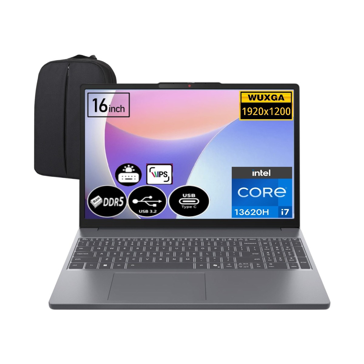 Lenovo Ideapad Slim 3 Intel Core I7-13620H 24 GB Ram 512 GB SSD 16