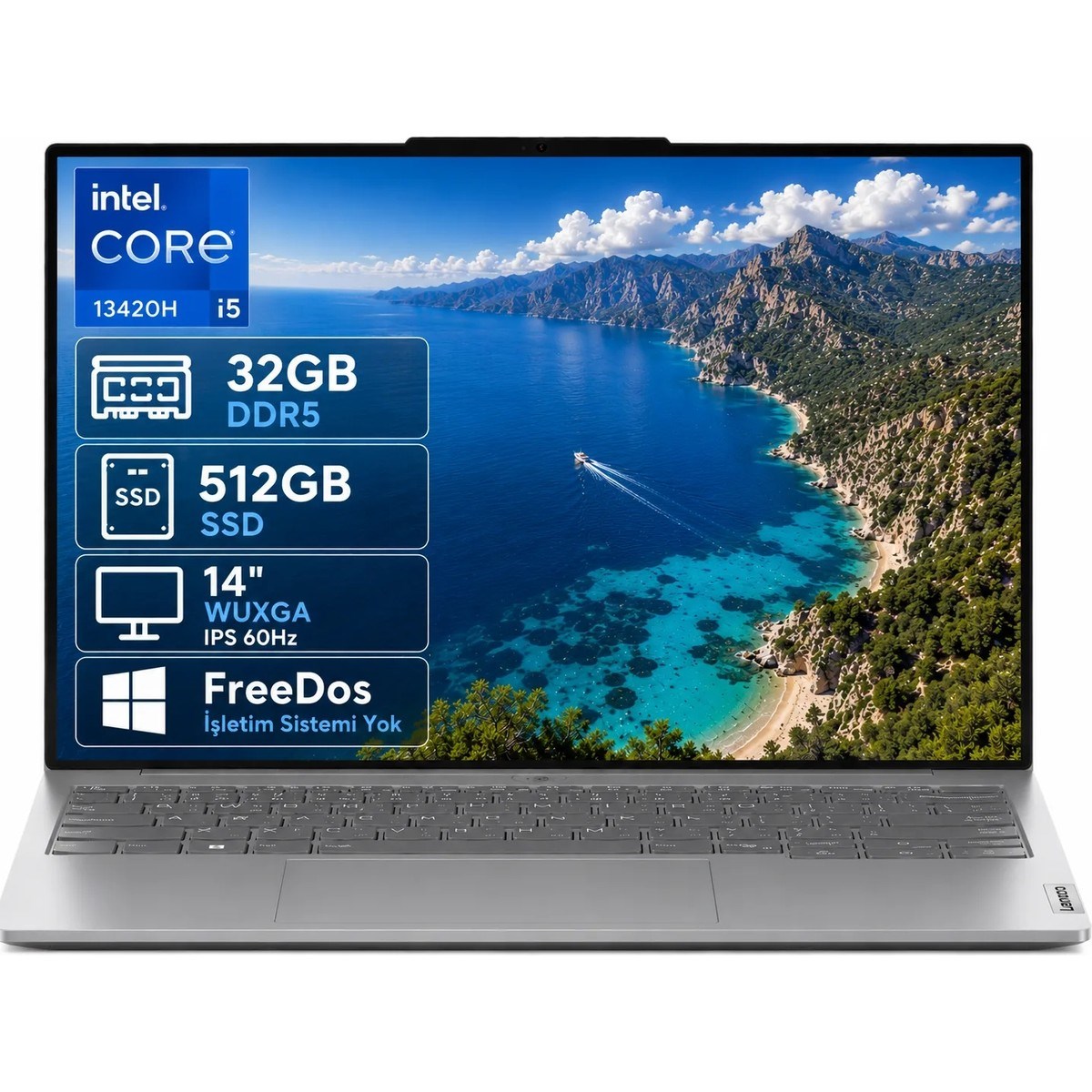 Lenovo Thinkbook 14 21SG00L8TX-03 I5-13420H 32GB Ddr5 512GB SSD Wuxga 14