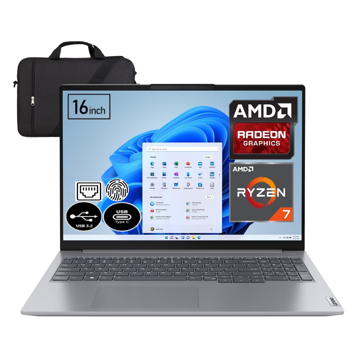 Lenovo Thinkbook 16 G6 Abp 21KK000WTREP11 Ryzen 7 7730U 64 GB Ram 2 Tb SSD 16
