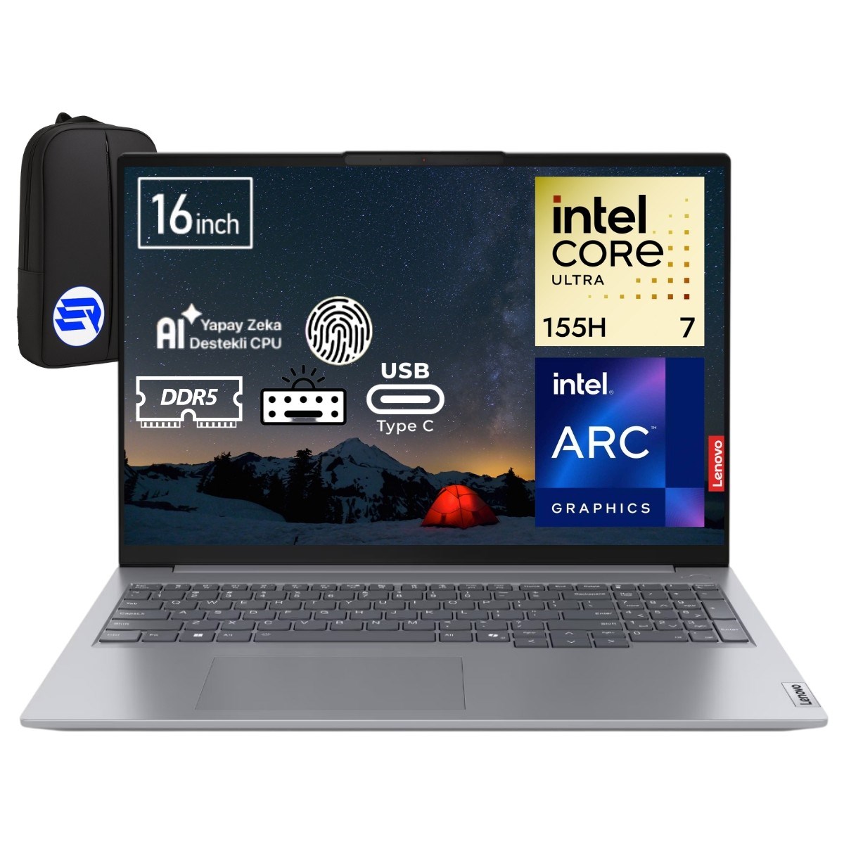 Lenovo Thinkbook 16 G7 Iml Ultra 7-155H 64GB Ram 512GB SSD Arc Graphics 16