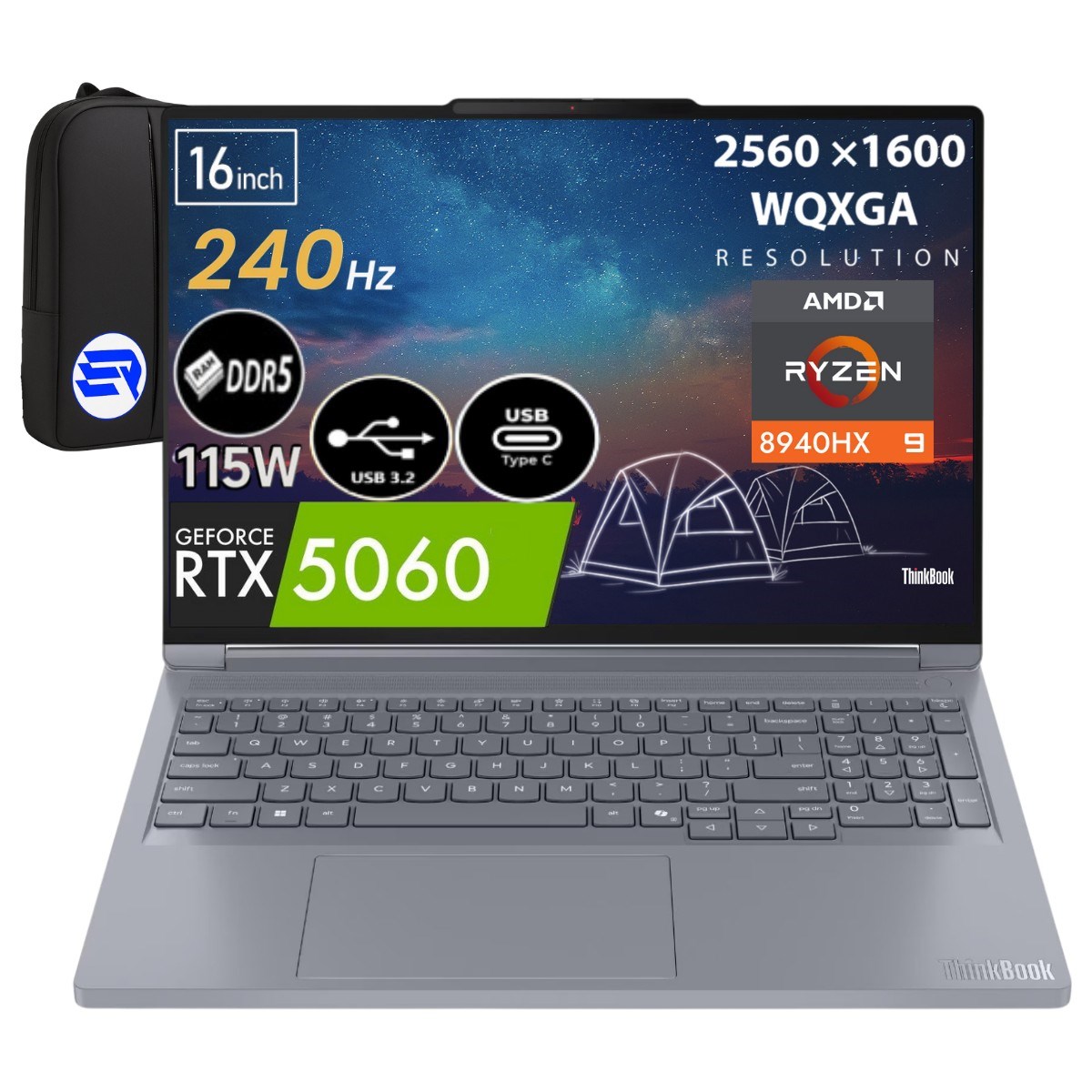 Lenovo Thinkpad 16P G6 Ryzen 9-8940HX 48GB 512GB SSD RTX5060 115W 16