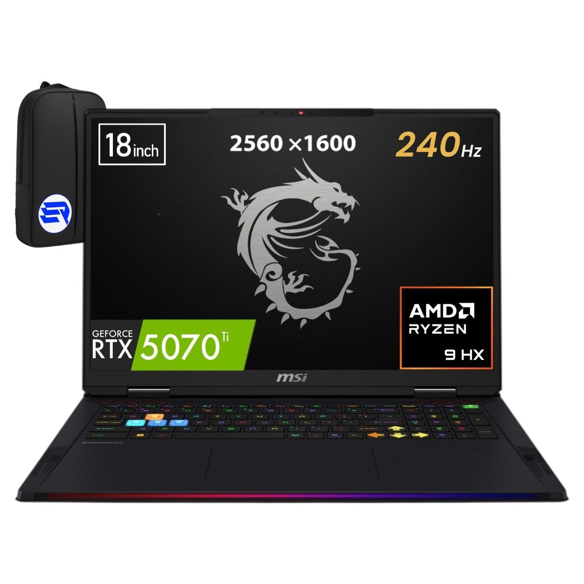 Nb Raıder A18 Hx A8WHG-280TREP5 Amd Ryzen 9-8940HX 64GB 2tb SSD RTX5070TI Windows 11 Home 18