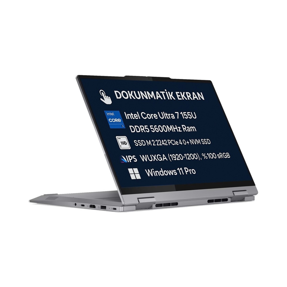 Thinkbook 14 2-In-1 G4 Iml Intel Core Ultra 7 155U 32GB 1TB GBSSD 14