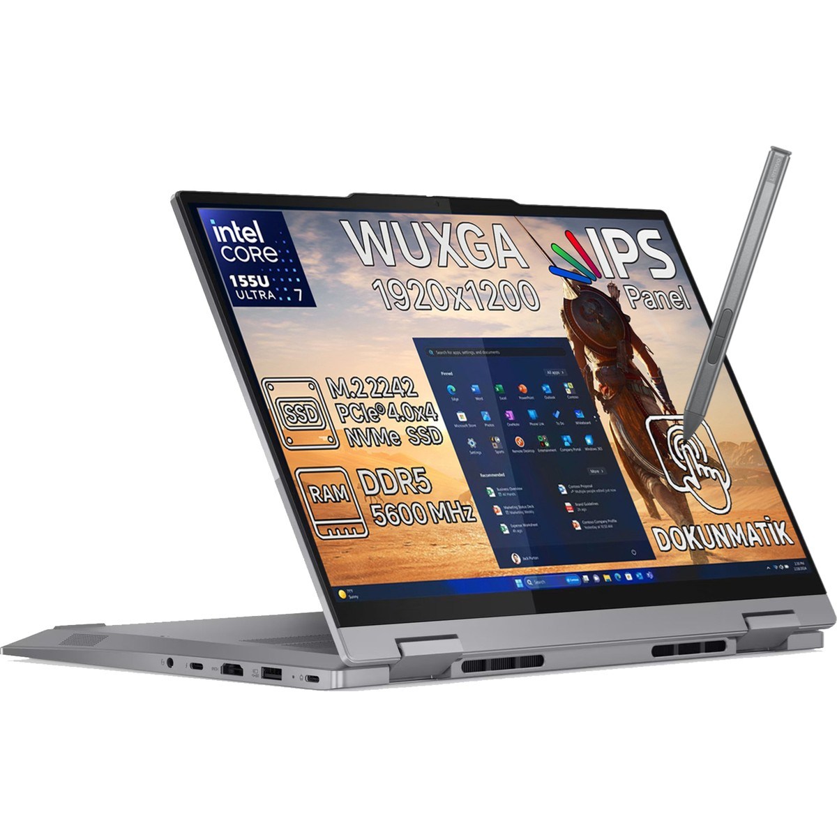 Thinkbook 14 2-In-1 G4 Iml Intel Core Ultra 7 155U 32GB 512GB SSD 14