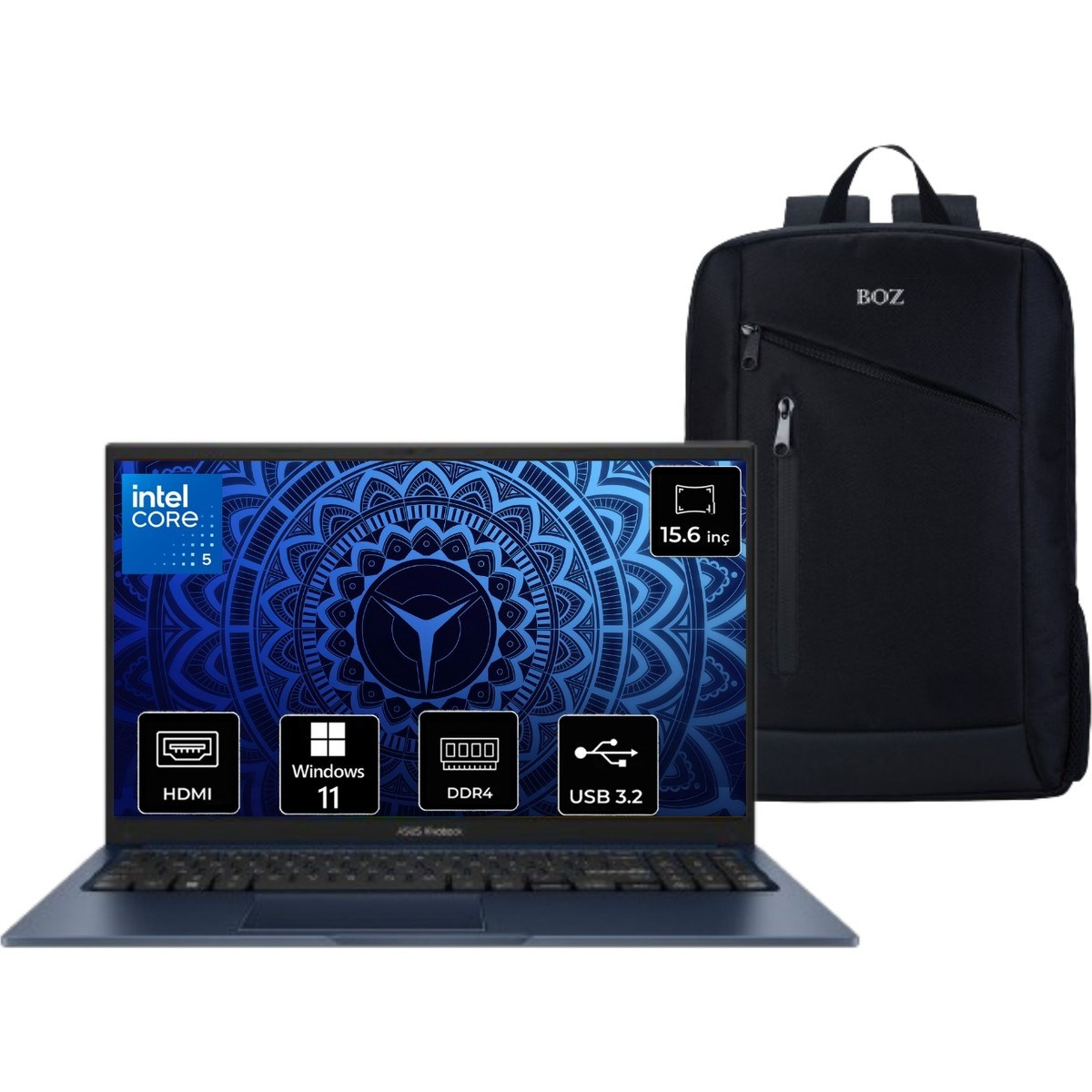 Vivobook 15 X1504VA-BQ5382W Intel Core 5 120U 16GB 512GB SSD Windows 11 Home 15.6