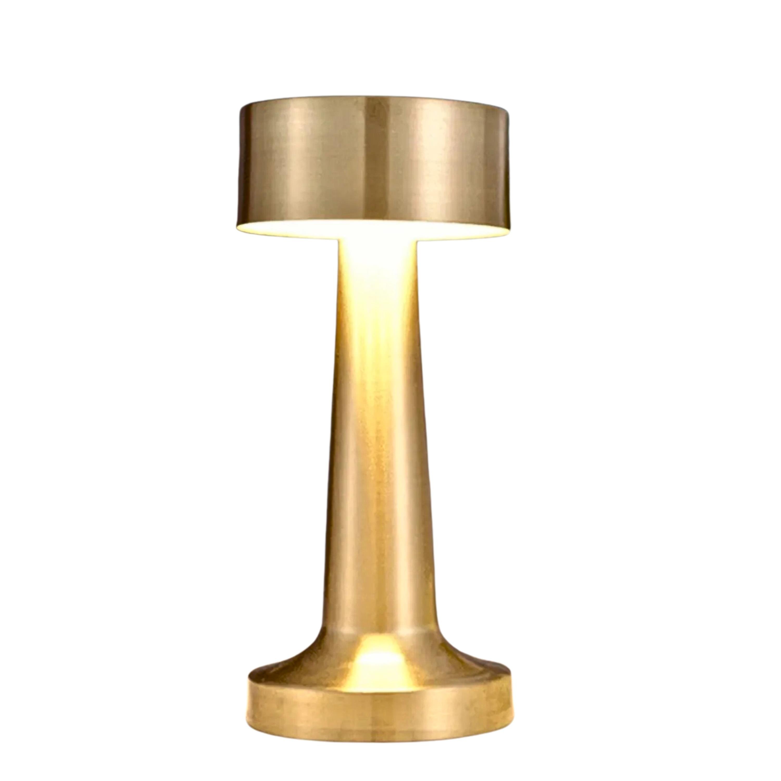 5415 Şarjlı Dokunmatik Masa Lambası Dekoratif Abajur Led 3 Renk Modlu Gece Lambası