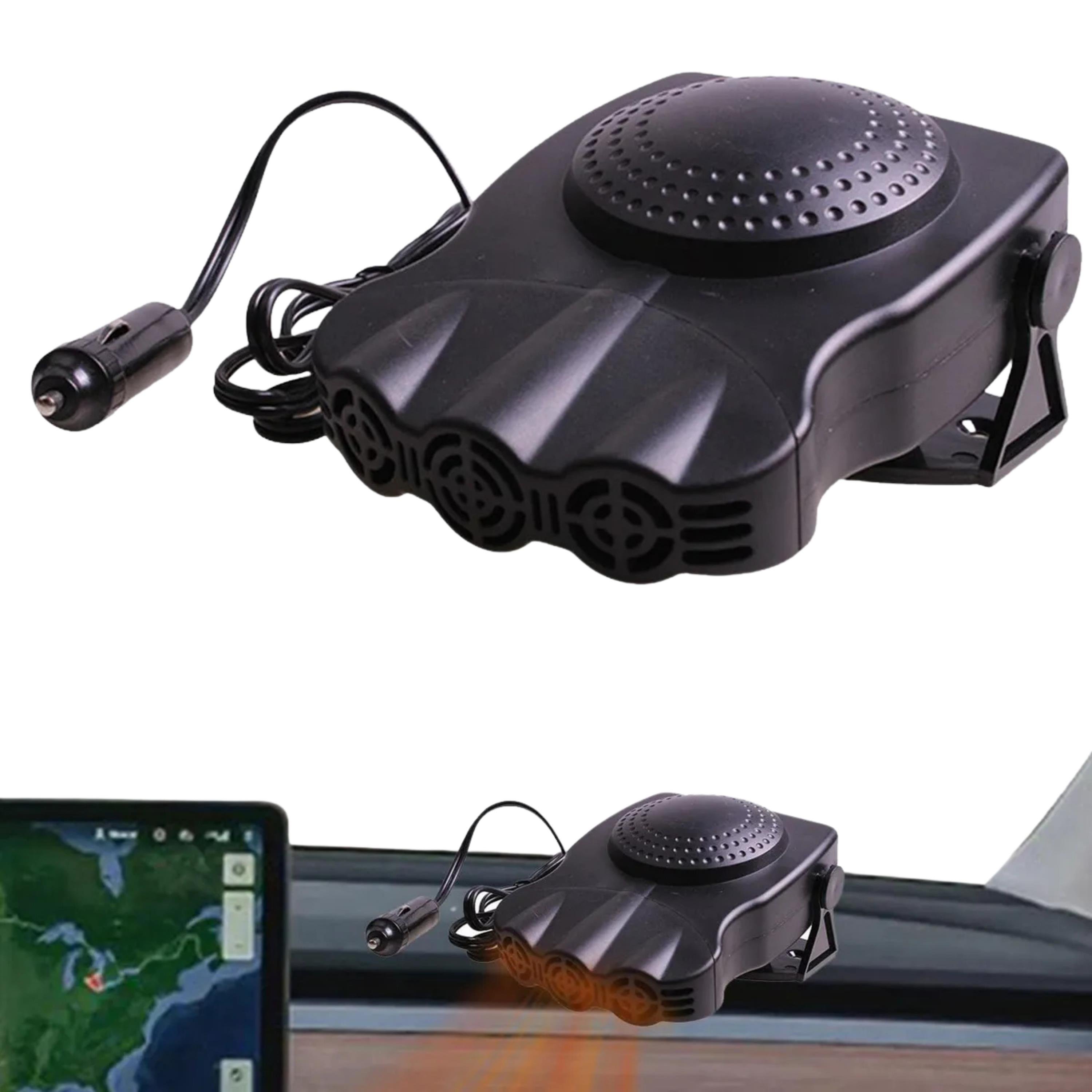 Aramox Taşınabilir Oto Isıtıcı 12V 150W 2'si 1 Arada Araç Isıtıcısı Ve Soğutucusu Serin Fan Ön Cam Buğu Çözücü