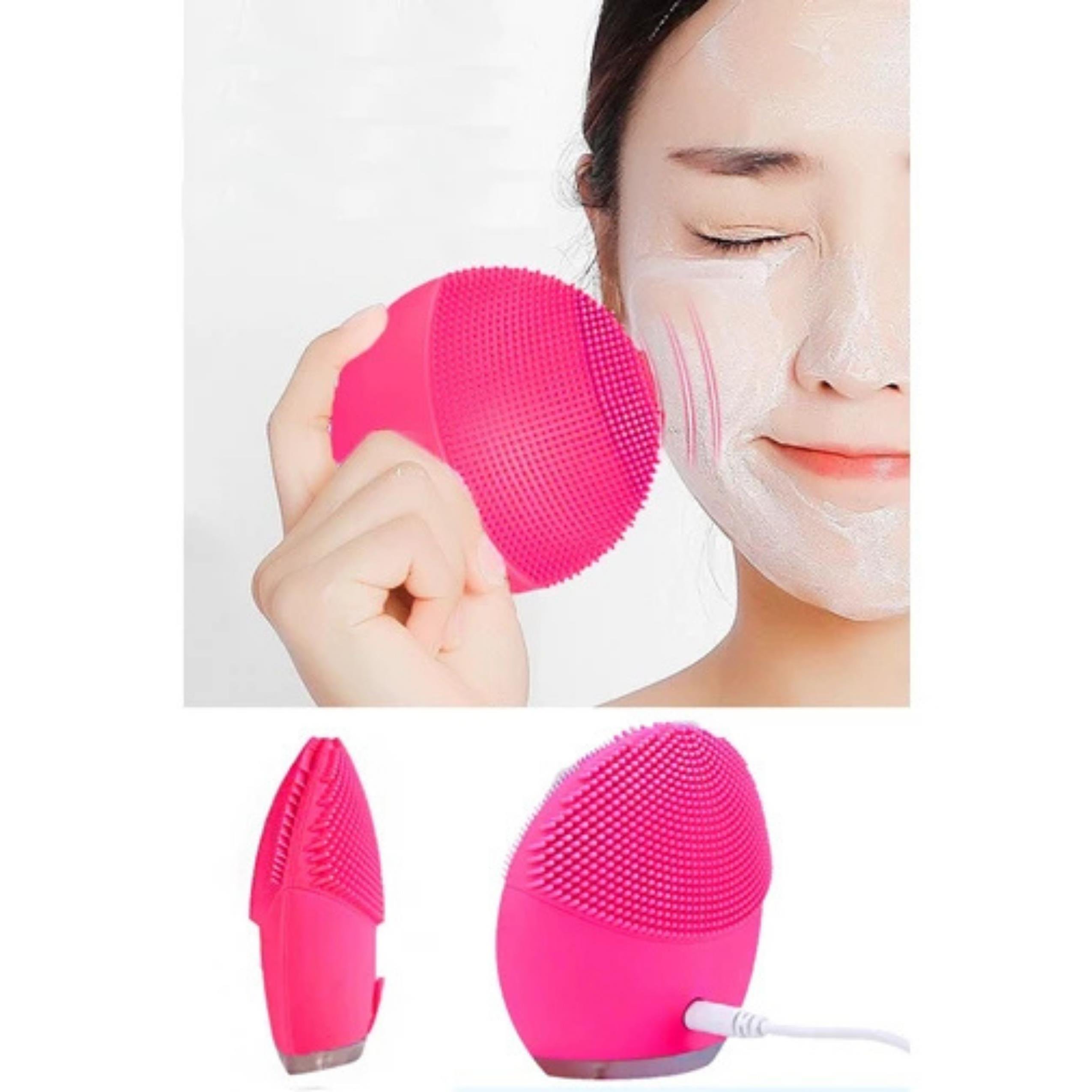 Forever Pembe Şarjlı Titreşimli Cilt Temizleme Cihazı 