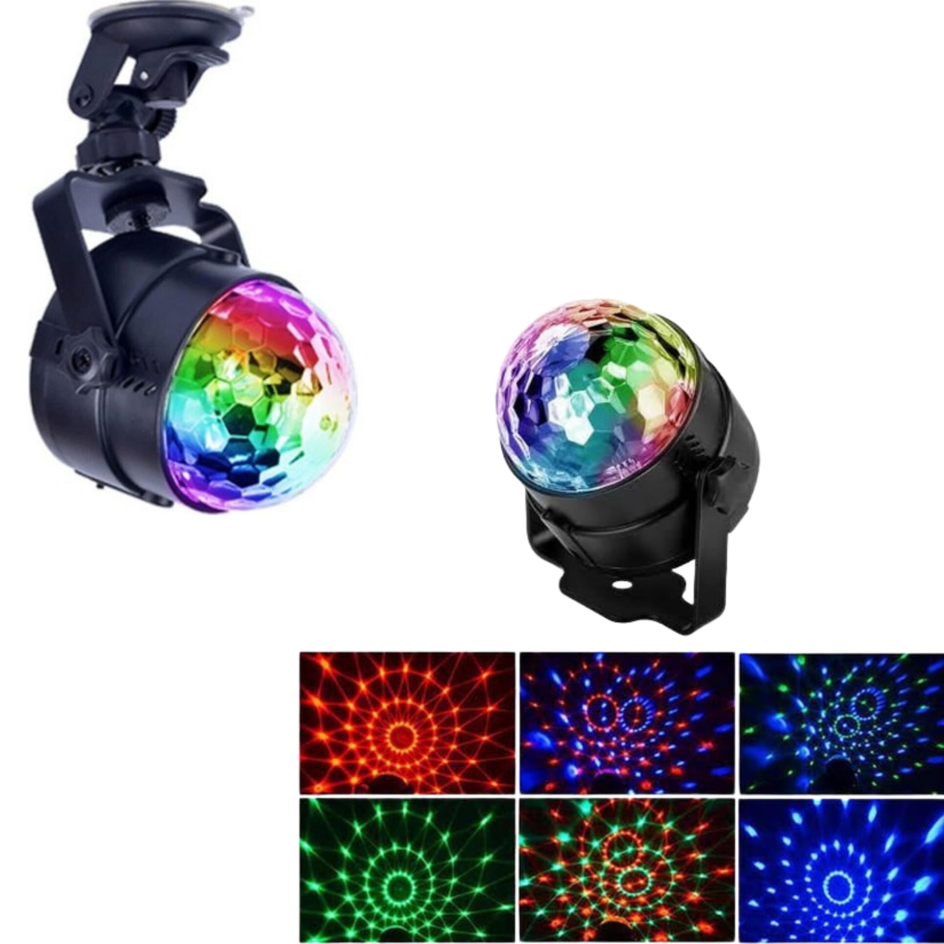 Mini Disko Topu Kumandalı Sese Duyarlı Led Parti Işığı 