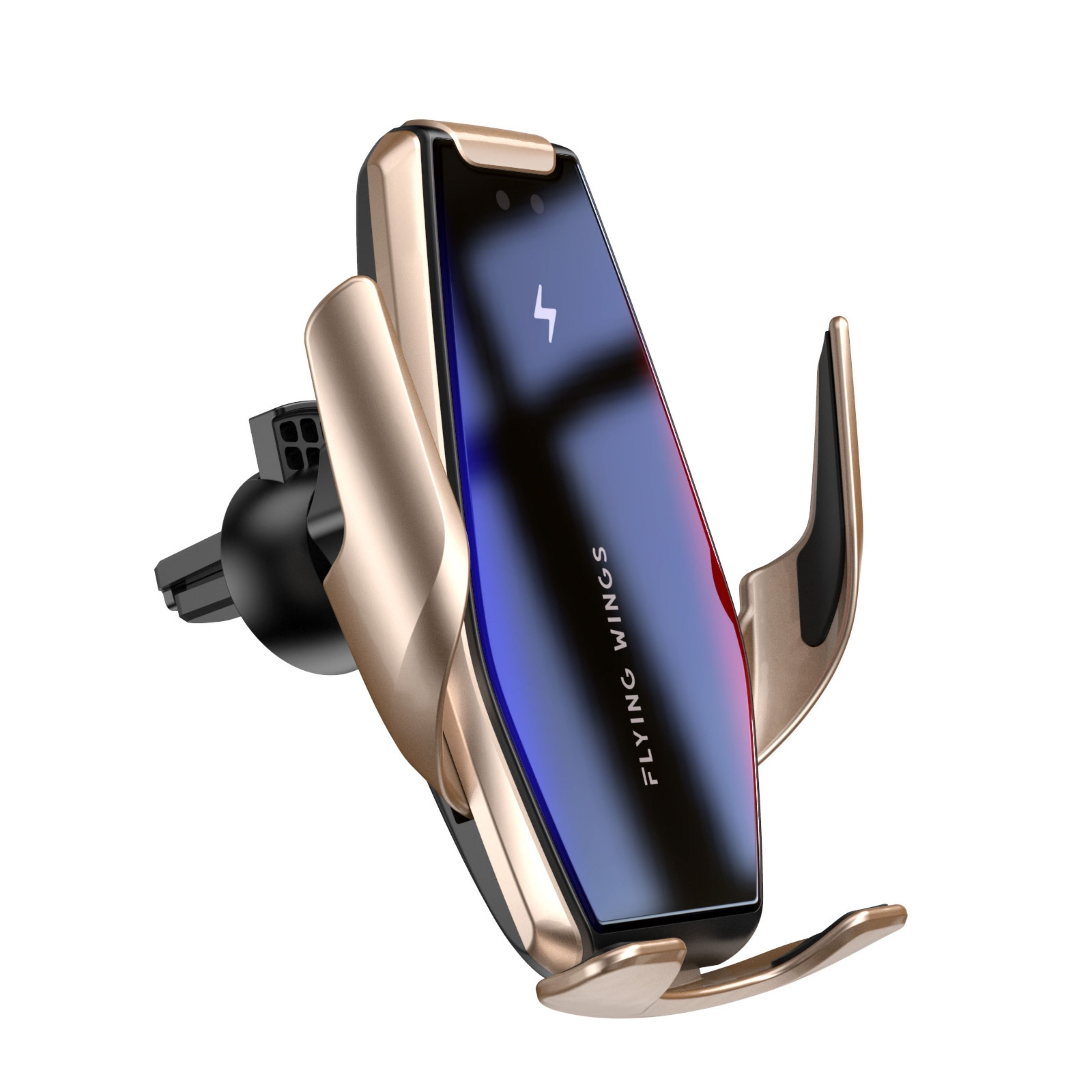 S7 Akıllı Sensörlü Araç İçi Telefon Tutucu Qİ Wireless Şarj Özellikli Otomatik Açılır Kapanır Kollu Telefon Standı Hızlı Şarj Destekli Iphone Android Uyumlu