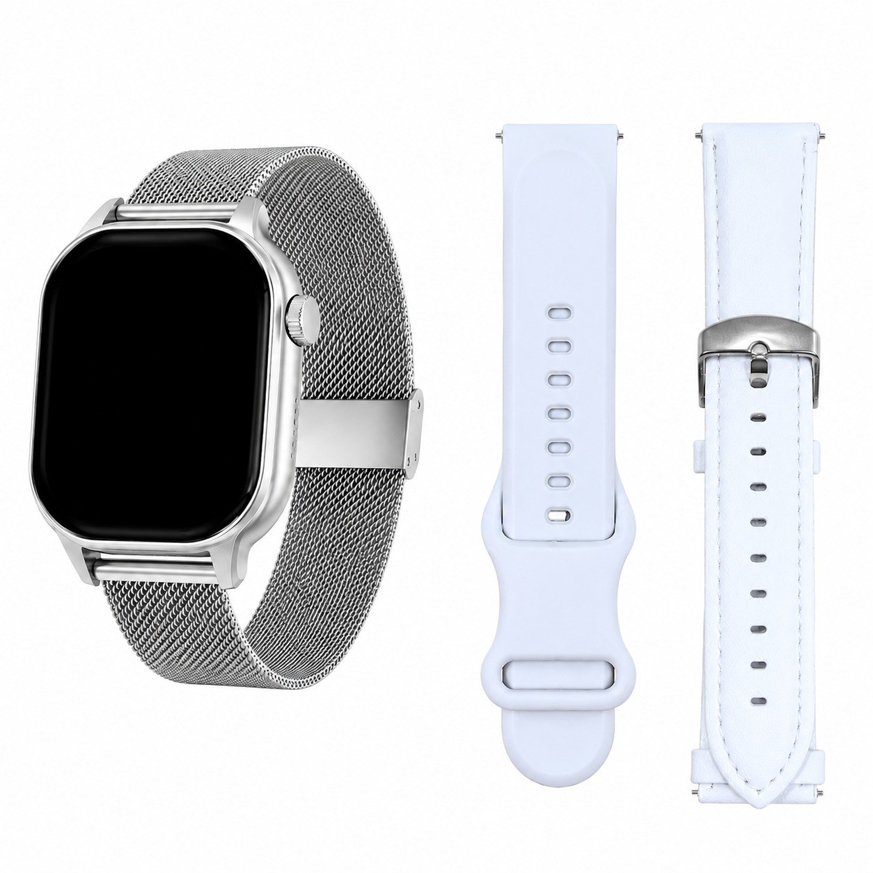 SW 13 Pro Akıllı Saat Super AMOLED Ekran Bluetooth Arama Konuşma Nabız Adım Uyku Takibi Spor Modlu 3 Kordonlu Smart Watch