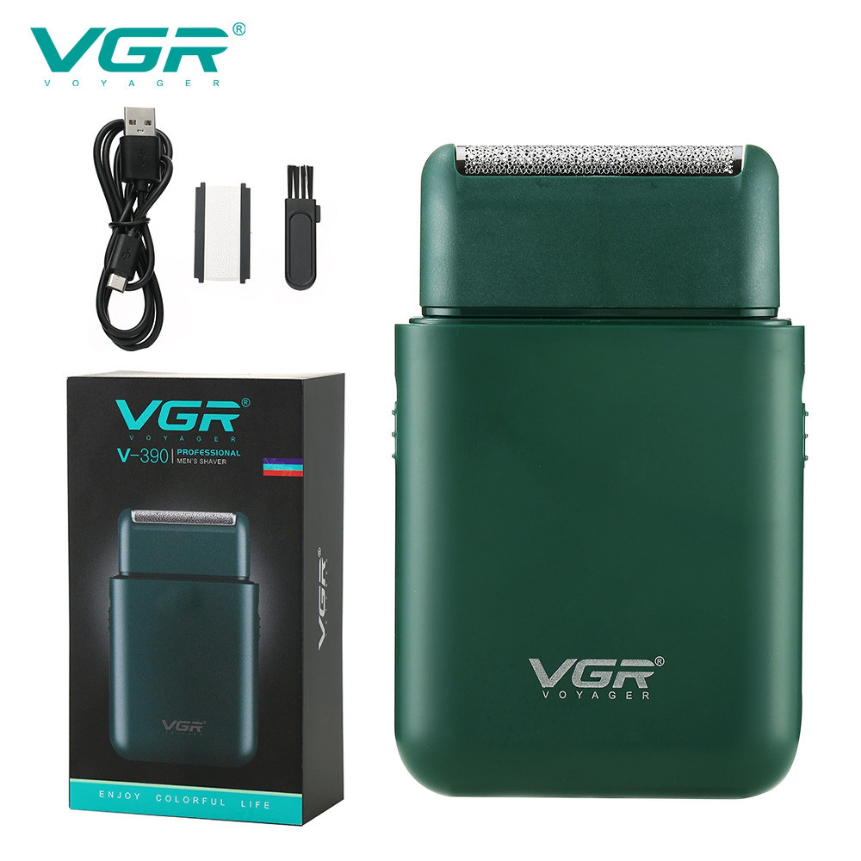 VGR V-390 Profesyonel Erkek Tıraş Makinesi Taşınabilir Şarjlı Sakal ve Yanak Favori Düzeltme Portatif Mini Traş Makinesi