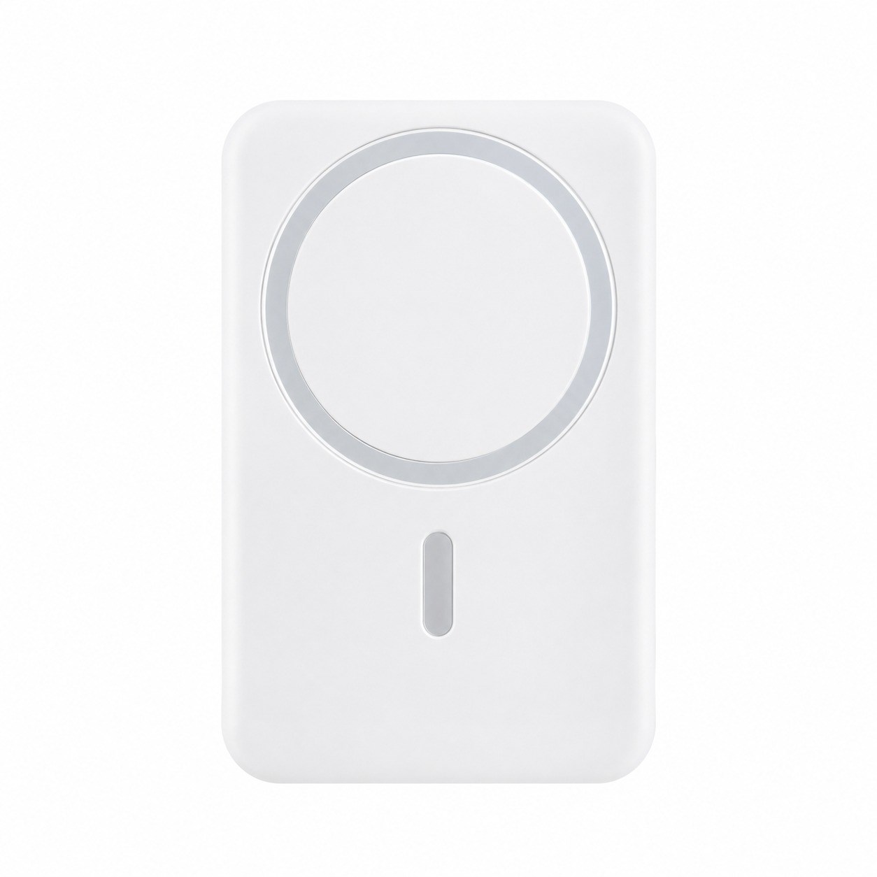 W08 10.000 mAh Manyetik Kablosuz Powerbank 5W Kablosuz Şarj Destekli Akıllı Pil Korumalı Taşınabilir Telefon Şarj Cihazı Magsafe Powerbank