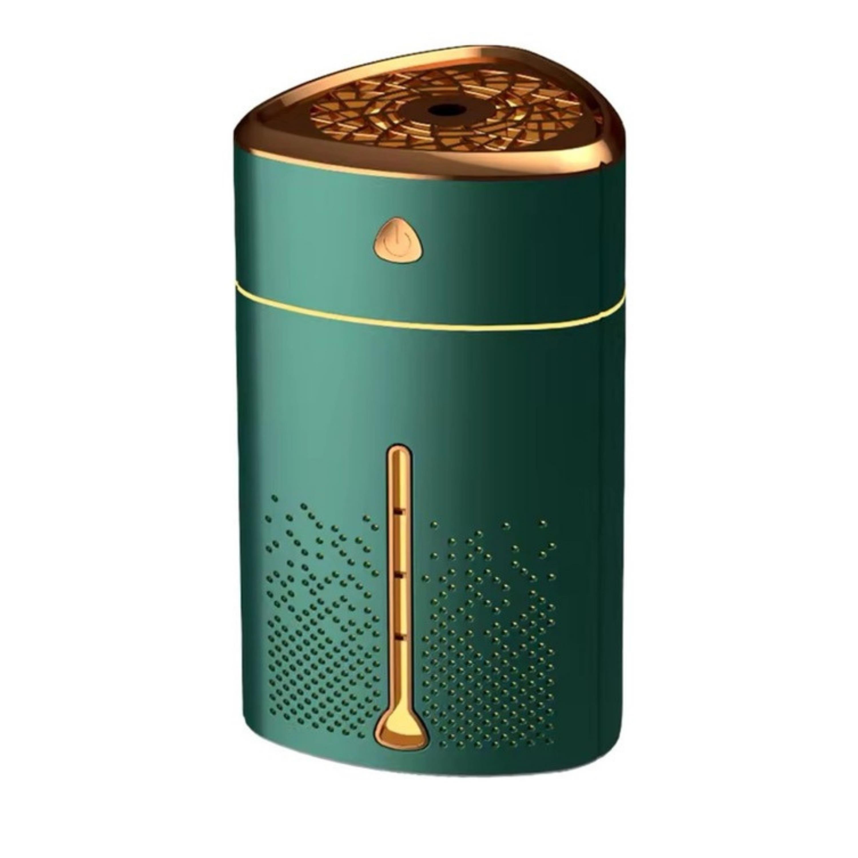 Yeşil Ultrasonik Aroma Difüzörü 1000 ML Led Işıklı Hava Nemlendirici