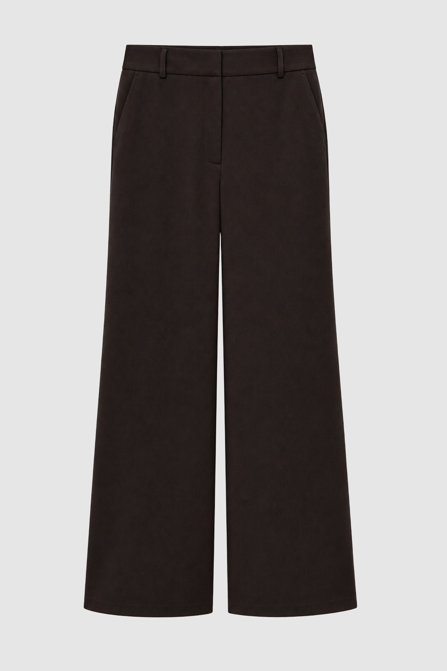 Kadın Kahverengi Slim Fit Basic Pantolon-Thalure