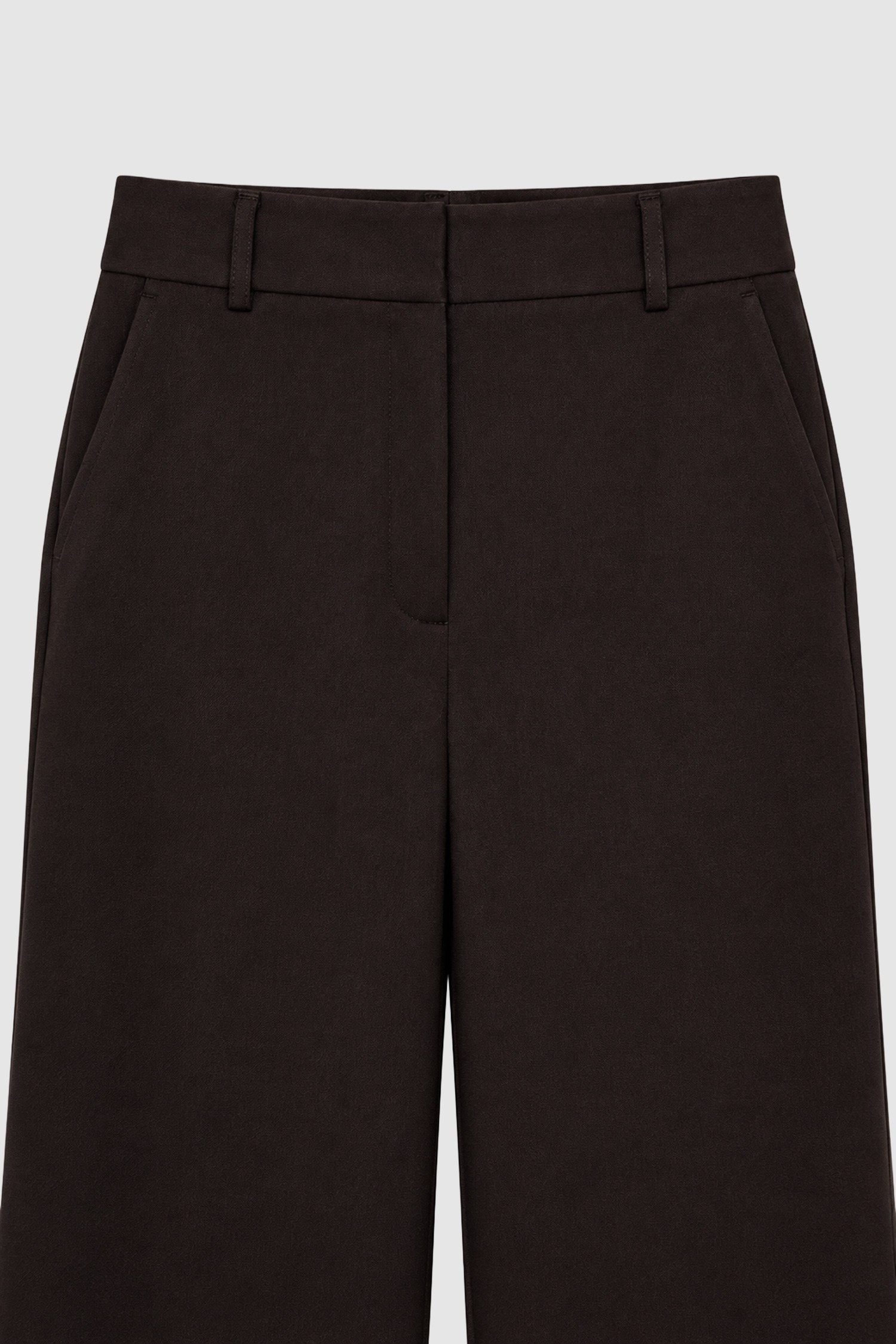 Kadın Kahverengi Slim Fit Basic Pantolon-Thalure