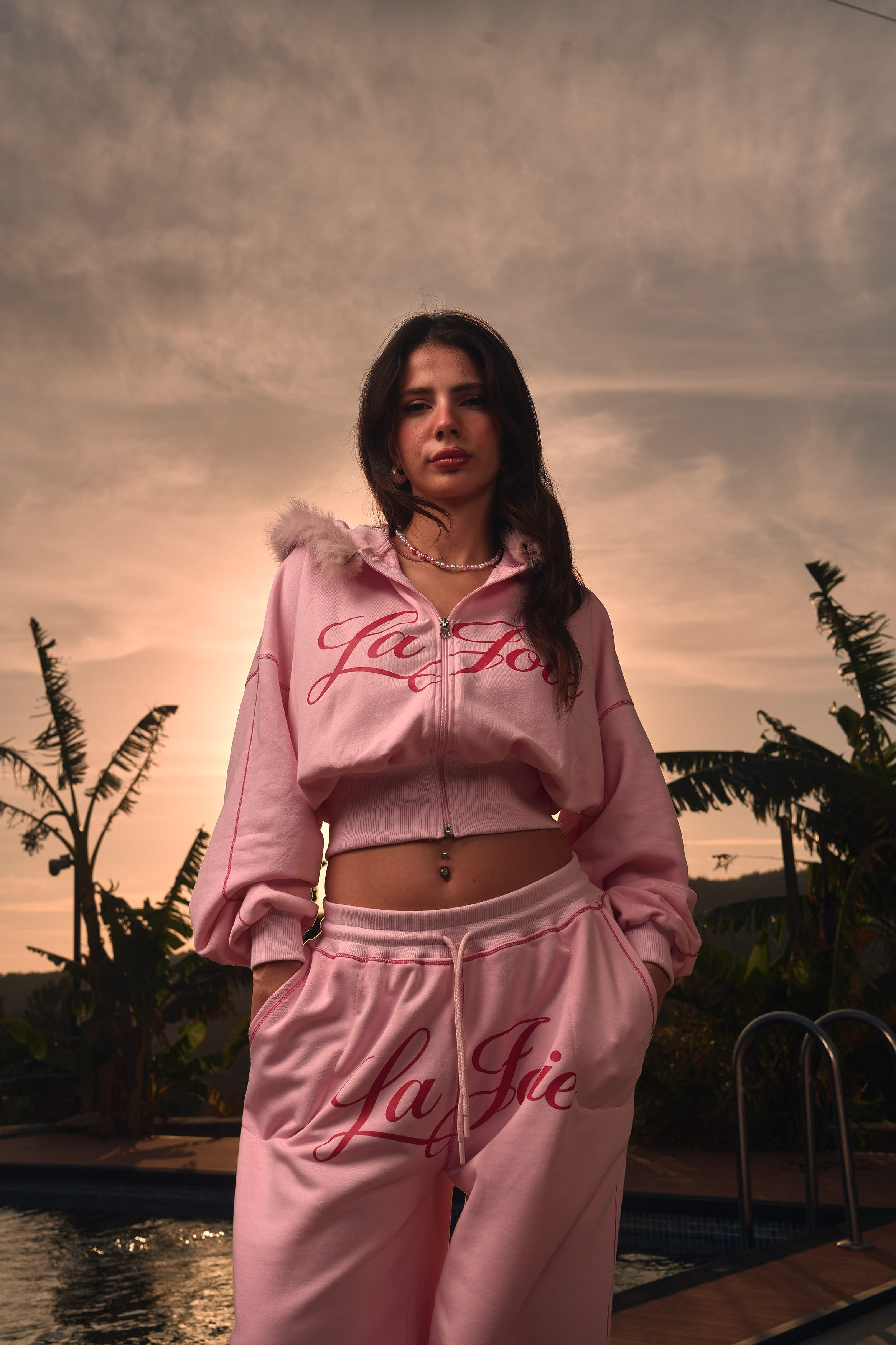 Pink Obsession Kapüşonlu Üst