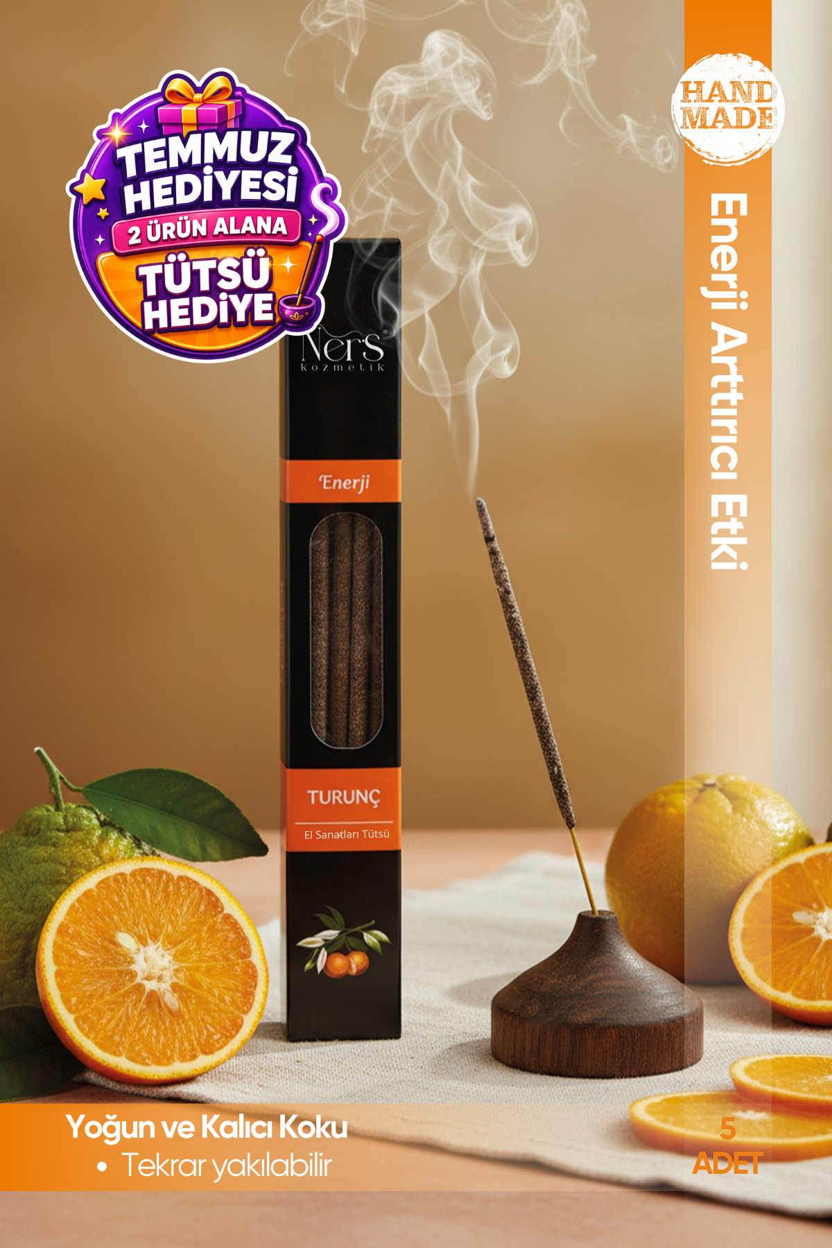 Turunç Tütsüsü – Enerji ve Canlılık | El Yapımı