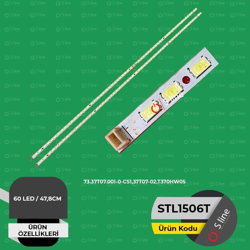 LG 37'' 73.37T07.001-0-CS1,37T07-02,T370HW05 Tv Led Bar