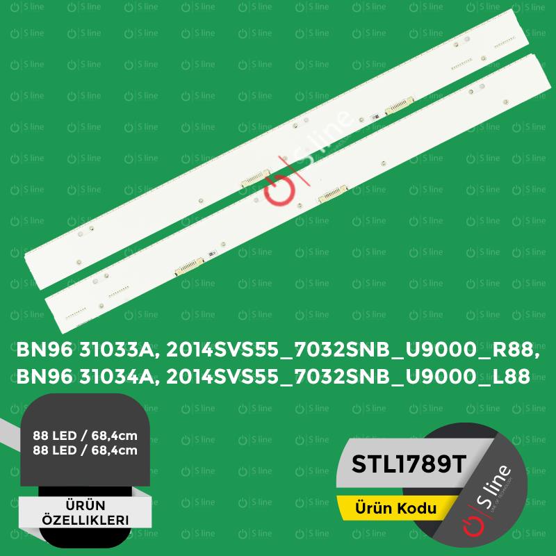 55'' Samsung VU90-550SMB-R1,BN96 31033A,2014SVS55_7032SNB_U9000_R88 Tv Ledi