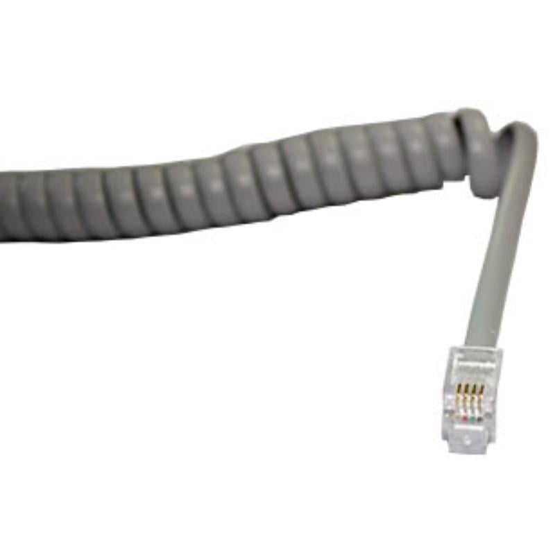 OEM Telefon Spiral Kablosu Gri
