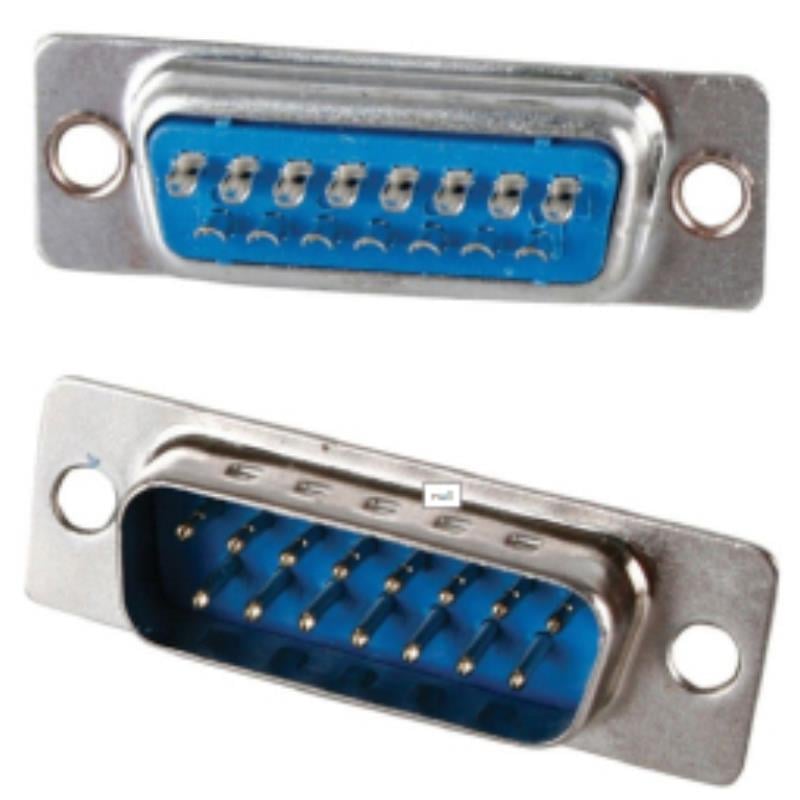 OEM 15 Pin Erkek 2 sıra D-Sub