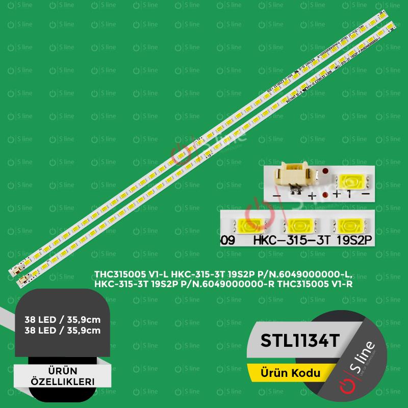 Nordmende 32'' THC315005 V1-L HKC-315-3T 19S2P,THC315005 V1-R Tv Led Bar