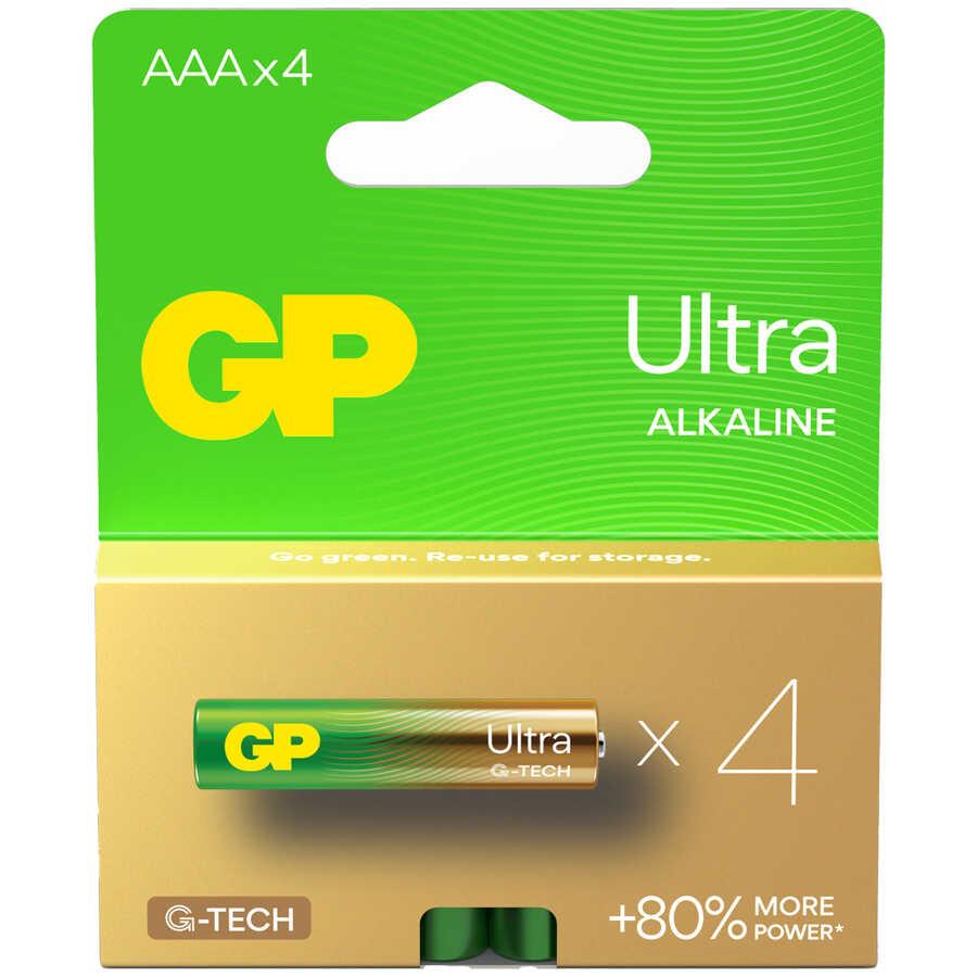GP24AU 4 LiÜ Ultra Alkalin AAA Boy Pil