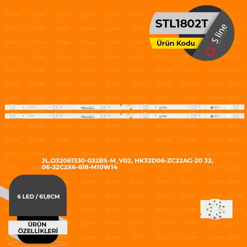 32'' JL.D32061330-032BS-M_V02, HK32D06-ZC22AG-20 32, 06-32C2X6-618-M10W14 Tv Ledi