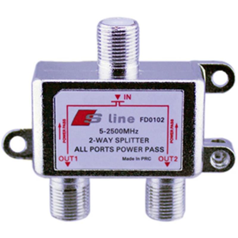 SLine 5-2500MHz 2li Uydu Dağıtıcı 1/2 Splitter 