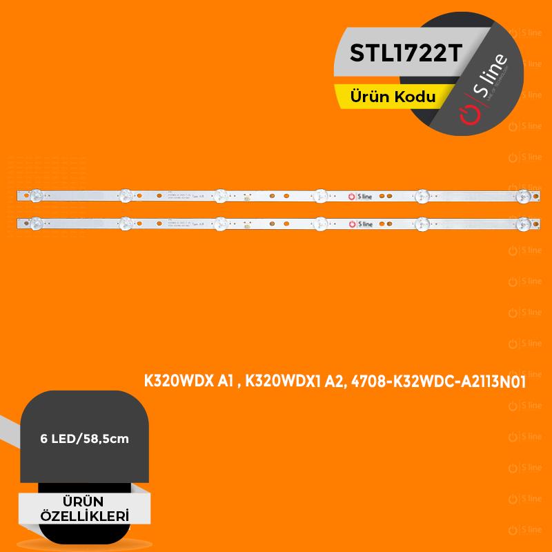 Philips 4708-K32WDC-A2113N01, K320WDX A2, K320WDC1 A2 Tv Led Bar-