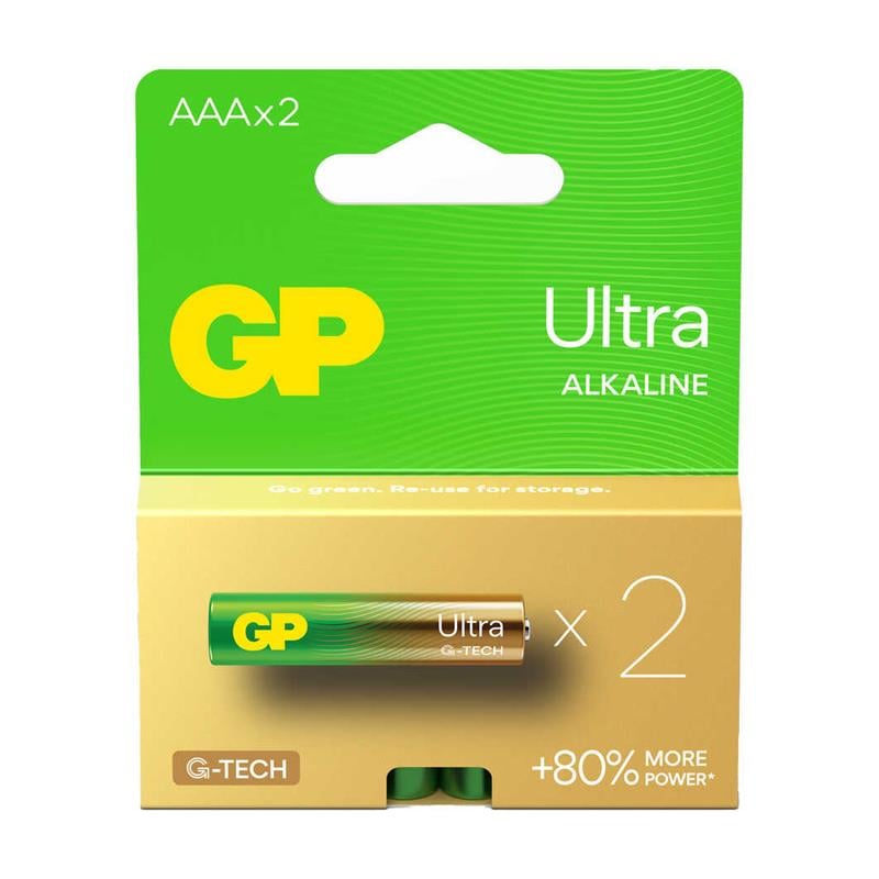 GP24AU LR3 AAA Ultra Alkalin 2Li Pil