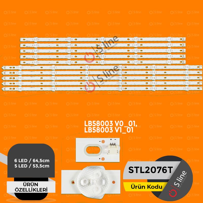 Philips 58'' LB58003 V0_01,LB-GM3030-GJPHP585X11AA12-R L-2-T TvLed Bar