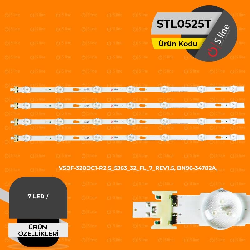 SLine Tv BackLight Samsung V5DF-320DC1-R2 Tv Led Bar
