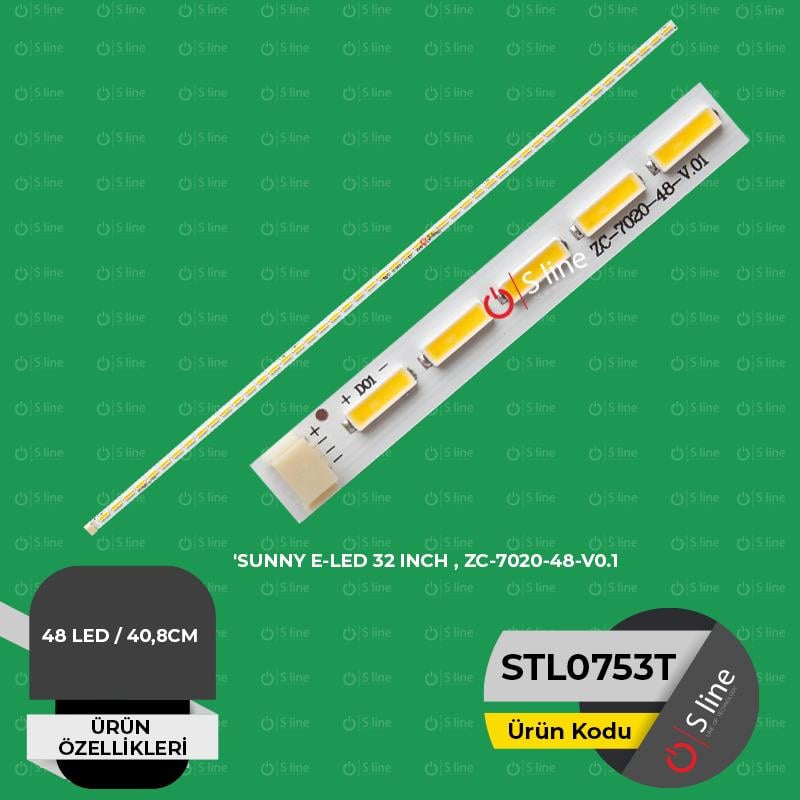 Sunny E-LED 32 INCH, ZC-7020-48-V0.1 Tv Ledi