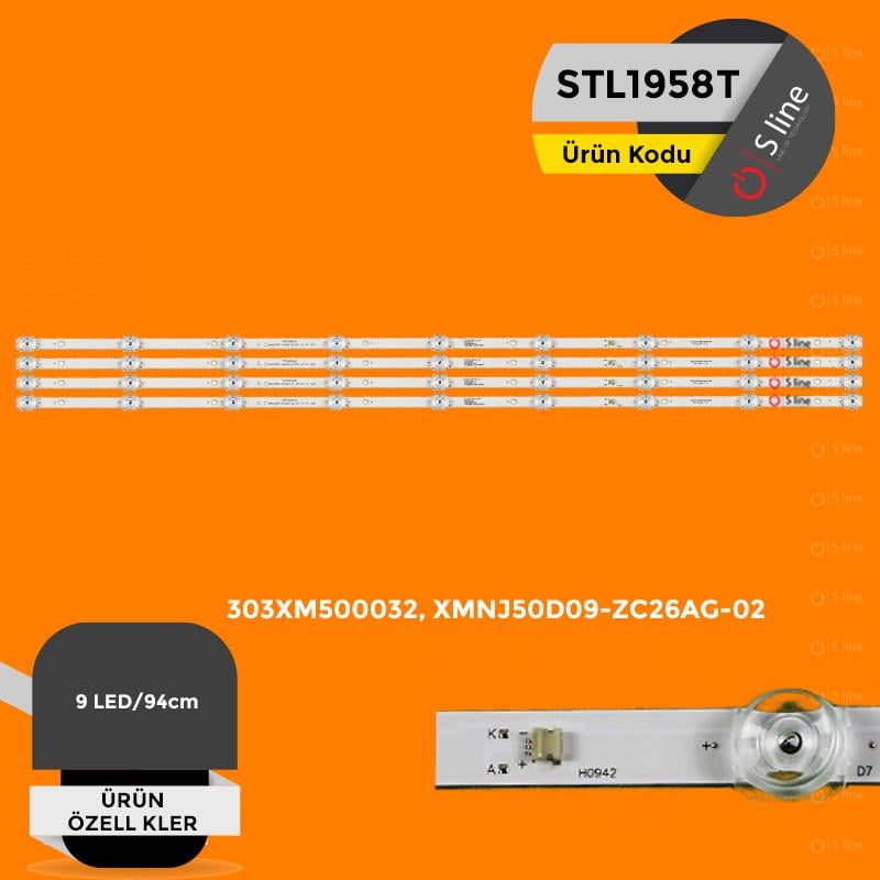 Awox 50'' 303XM500032, XMNJ50D09-ZC26AG-02 Tv Ledi