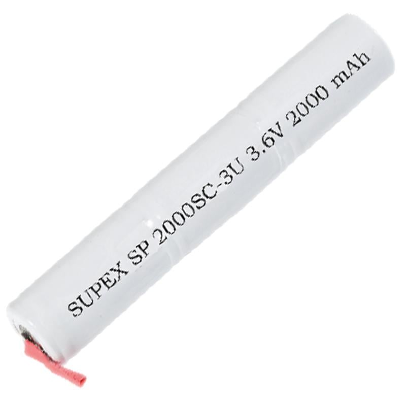 SUPEX 3.6V 2000 mAH  3LÜ Üstüste Süpürge Pili