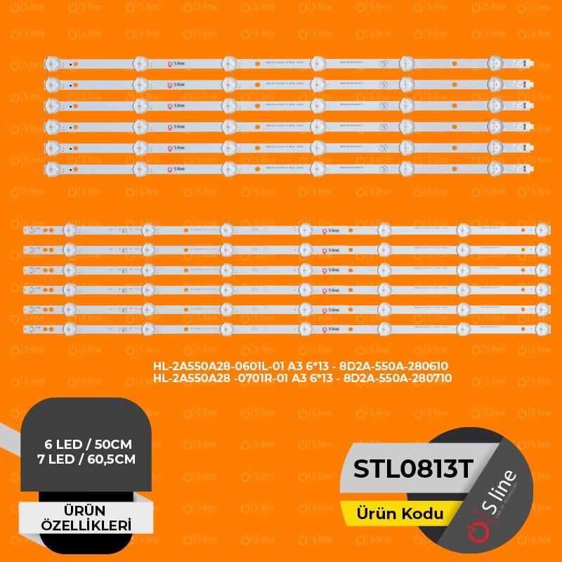 Sunny 55'' HL-2A550A28-0601L-01 A3 6*13 - 8D2A-550A-280610,0701R-01 Tv Led Bar