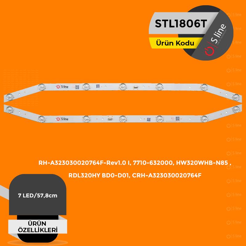 Arçelik,Beko 32'' CRH-A323030020764F-Rev1.0,HW320WHB-N85 Tv Led Bar