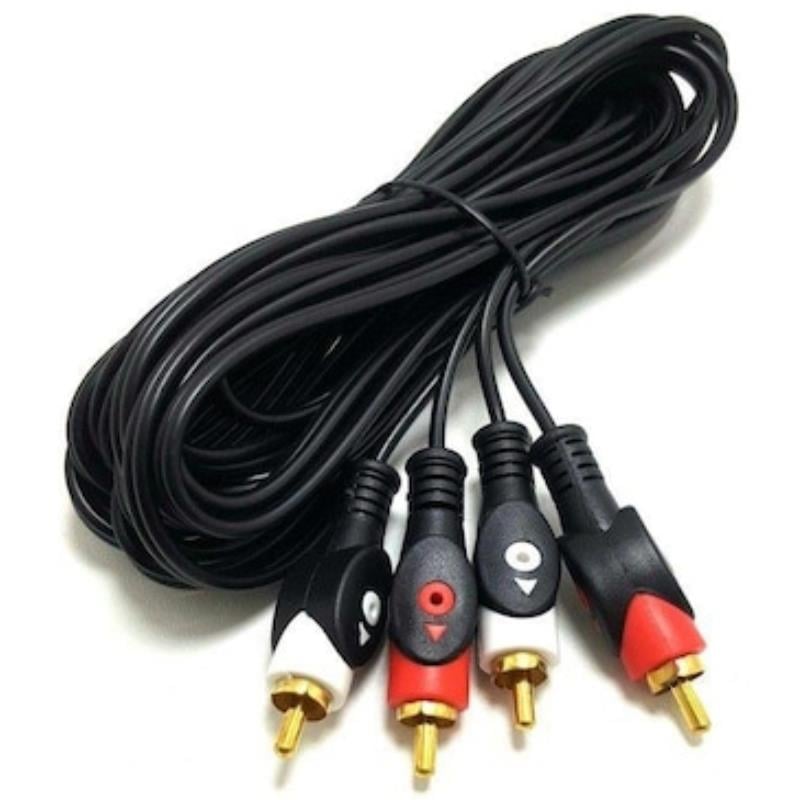 SLine 2RCA-2RCA 3m Gold Jack