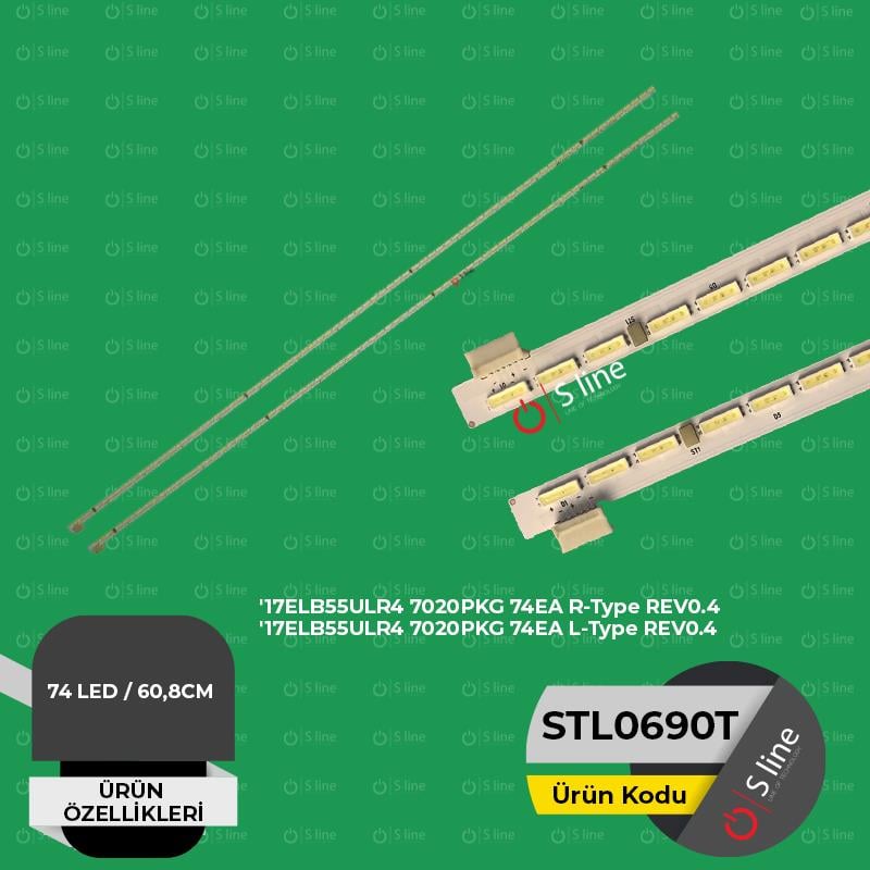 17ELB55ULR4, 7020PKG 74EA R-Type REV0.4,7020PKG 74EA L-Type REV0.4 Tv Ledi
